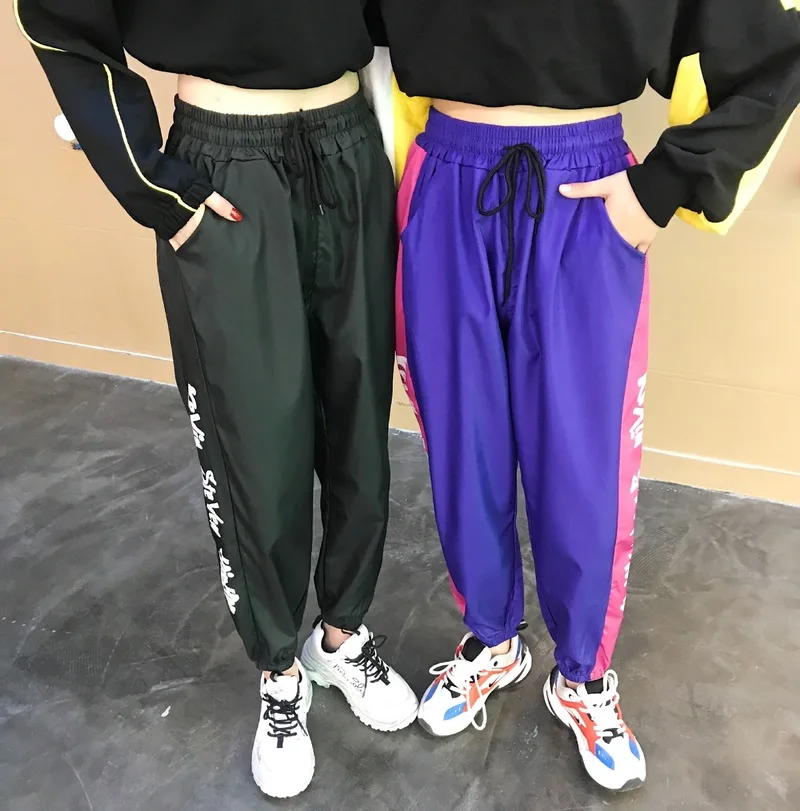 HOUZHOU Sweatpants Harem Pencil Pants Women Jogger Mujer Hip Hop Harajuku Streetwear Patchwork Letter Print Drawstring Harajuku HOUZHOU Sweatpants Harem Pencil Pants Women Jogger Mujer Hip Hop Harajuku Streetwear Patchwork Letter Print Drawstring Harajuku