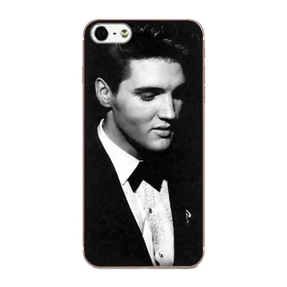 Прозрачный мягкий чехол Elvis Presley для Galaxy Grand Alpha G850 Core2 Prime S2 I9082 A3 A5 A7 On5 On7 2015 2016