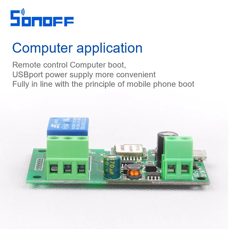 Беспроводной пульт дистанционного управления Sonoff универсальный модуль 1ch DC 5 В 12