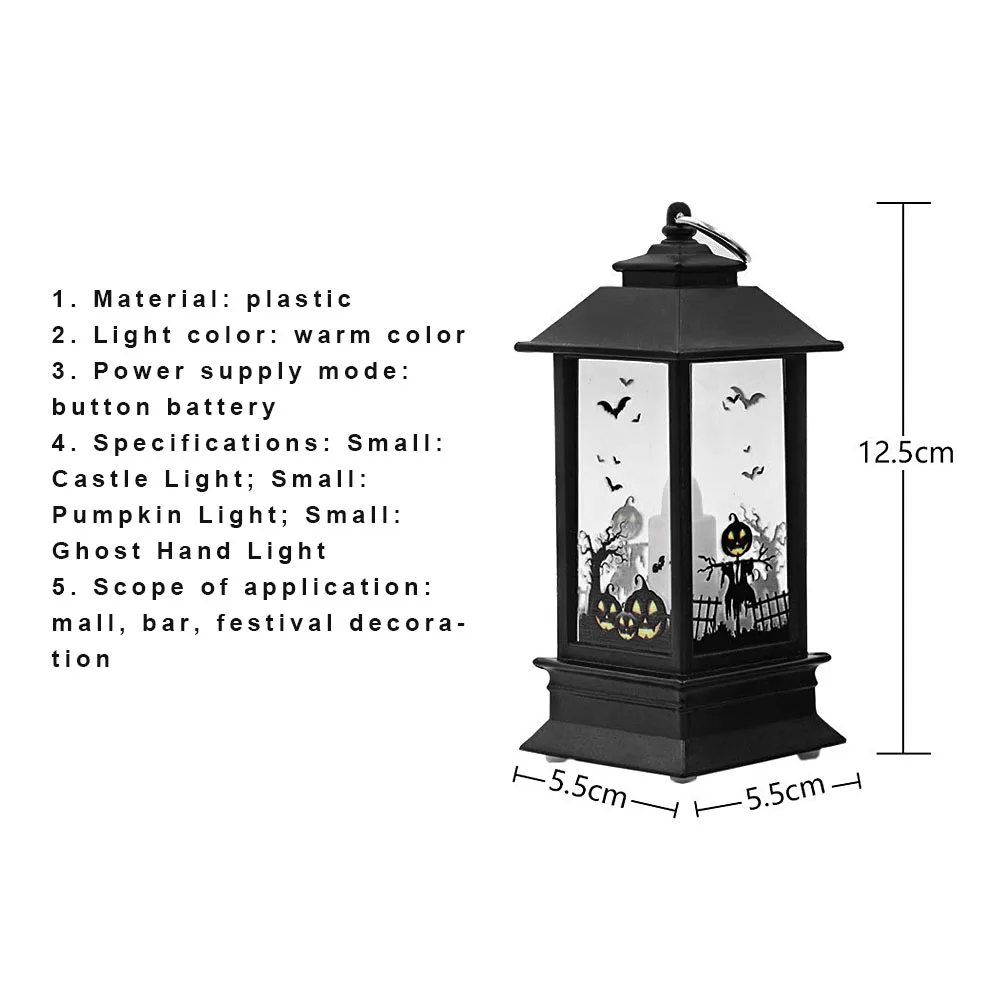 Замок света/Тыква свет/Призрак рука свет Хэллоуин искусственный свет пламени лампа с кнопкой Батарея для фестиваля украшения j2