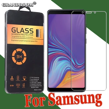 

100pcs 2.5D Anti-Scratch Tempered Glass For Samsung A9S A90 A70 A60 A50 A40 A30 M50 M40 M20 Toughen Protective With Acrylic Box