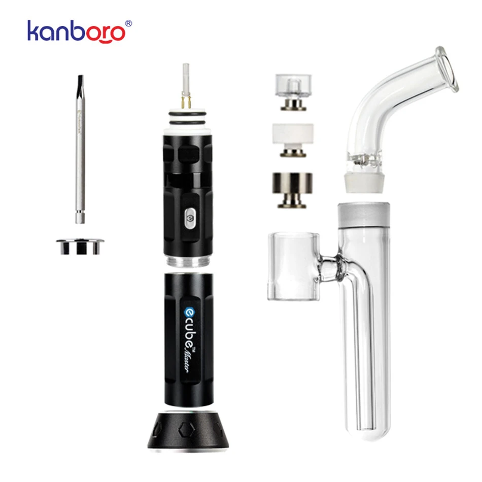 

kangboro Electronic cigarettes ecube vape kit dab rig wax/oil vaporizer atomizer starter kits vape mod huge smoking vaporizer
