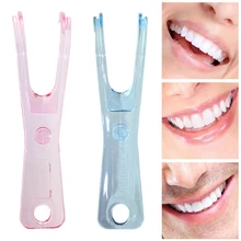 Держатель зубной нити помощи полости рта выбирает уход за зубами для ухода за межзубным пространством удобная прочная чистка зубов разные цвета Новые