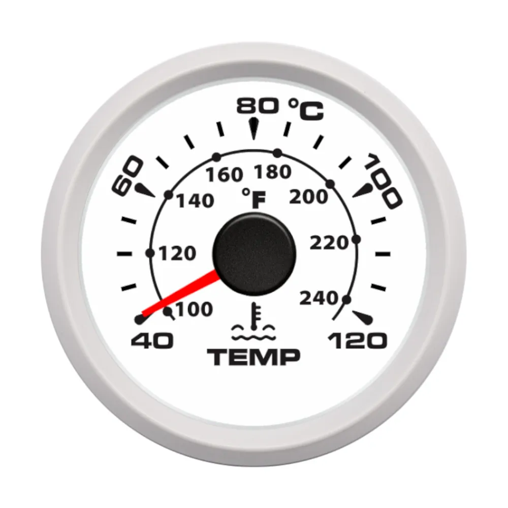 40~ 120 градусов Цельсия 52 мм Лодка Автомобильный датчик температуры воды цифровой термометр датчик температуры воды метр подсветка 9-32 в