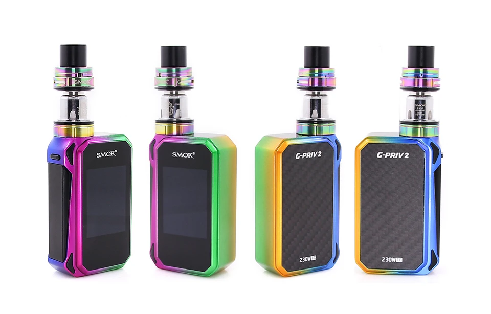 SMOK G-PRIV 2 комплект 230 Вт сенсорный экран мод 4 мл X-BABY бак с батареей испаритель вейп-комплект электронной сигареты G-PRIV 2