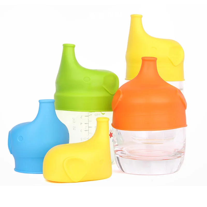 Reuseable Silicone Stretchable Leakproof Cup for Baby Water Bottle