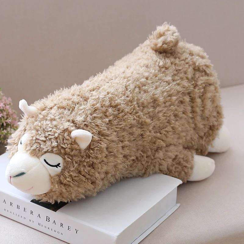 Новая японская плюшевая Alpacasso игрушки мягкие Лежа Игрушки «Альпака» куклы мягкие игрушки животных Kawaii подарок для детей милая Подушка Подарочная игрушка