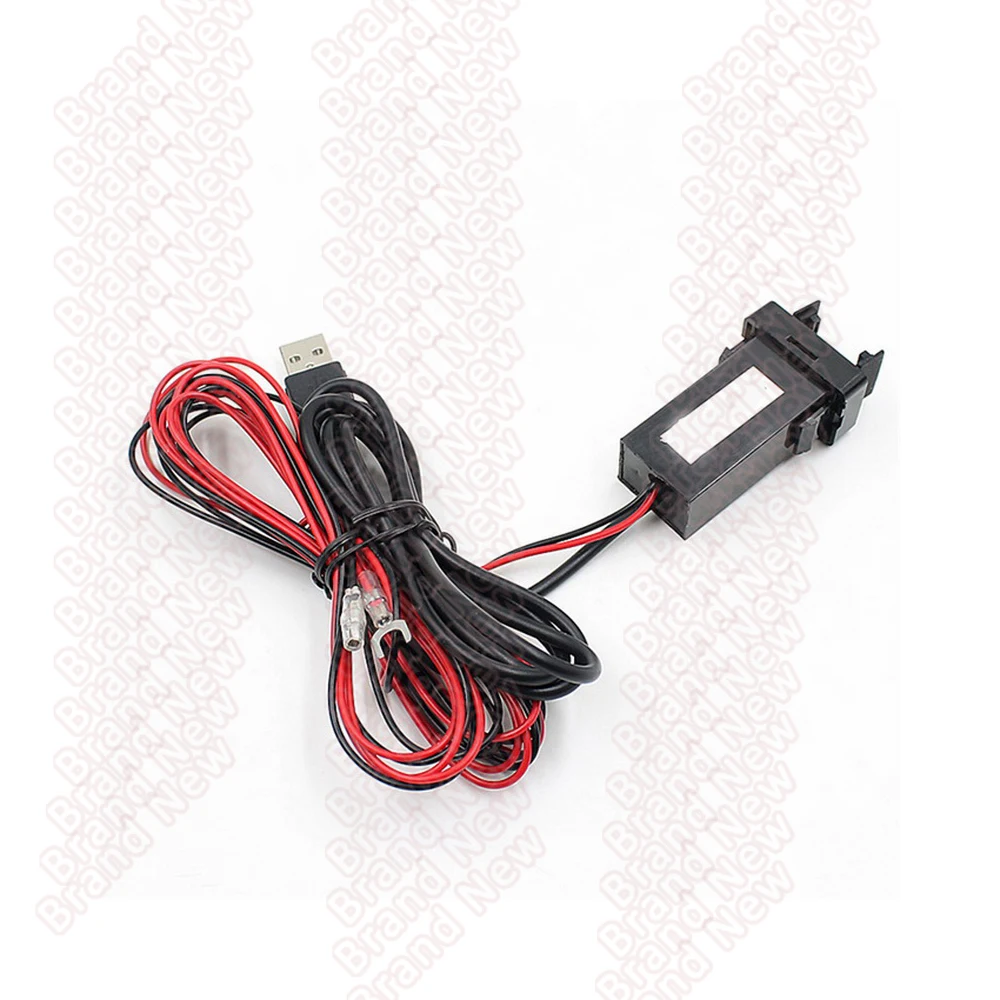 Car Dual USB Port Socket Mobile Phone Charger 12 24V switch with