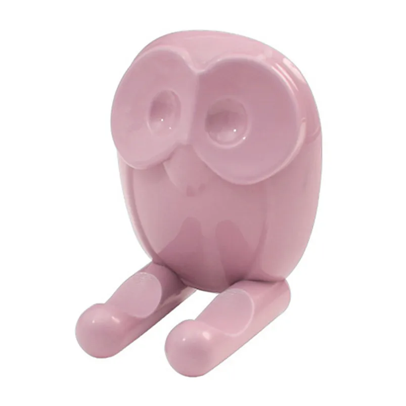 Owl hook Kitchen Sticker Hook Hook Toothbrush Rack Cartoon Socket Plug Hook Hook And Hook Home Decor Cocina 30FY2605
