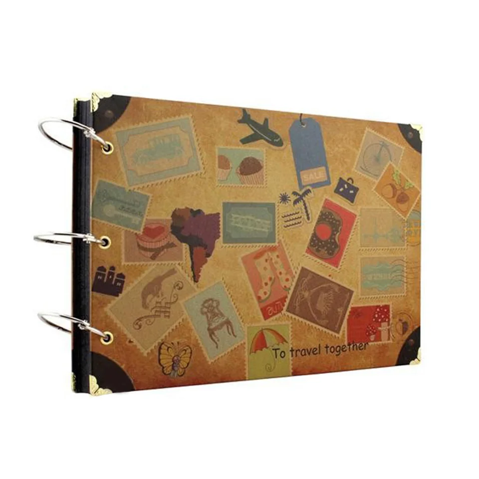 30 folhas 60 páginas de Álbuns de Fotos DIY Álbum Scrapbooking