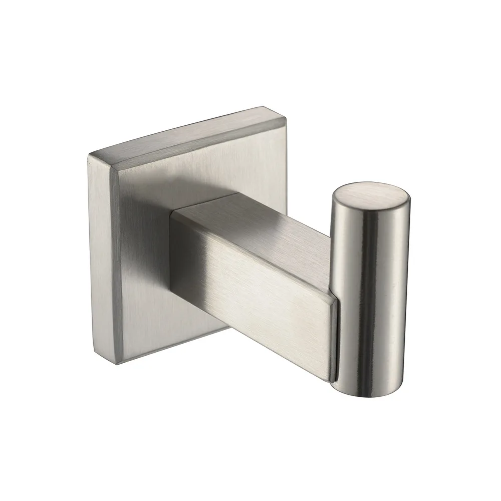 Robe Hooks Modern Style Silver 304 Stainless Steel Robe Hook Wall
