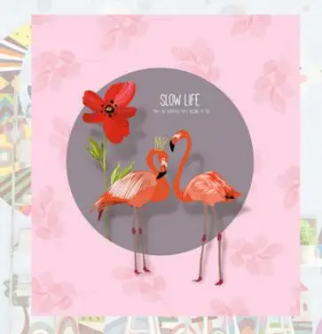 6inch Flamingo Memory Book Photo Album Beach Themed Photo Baby