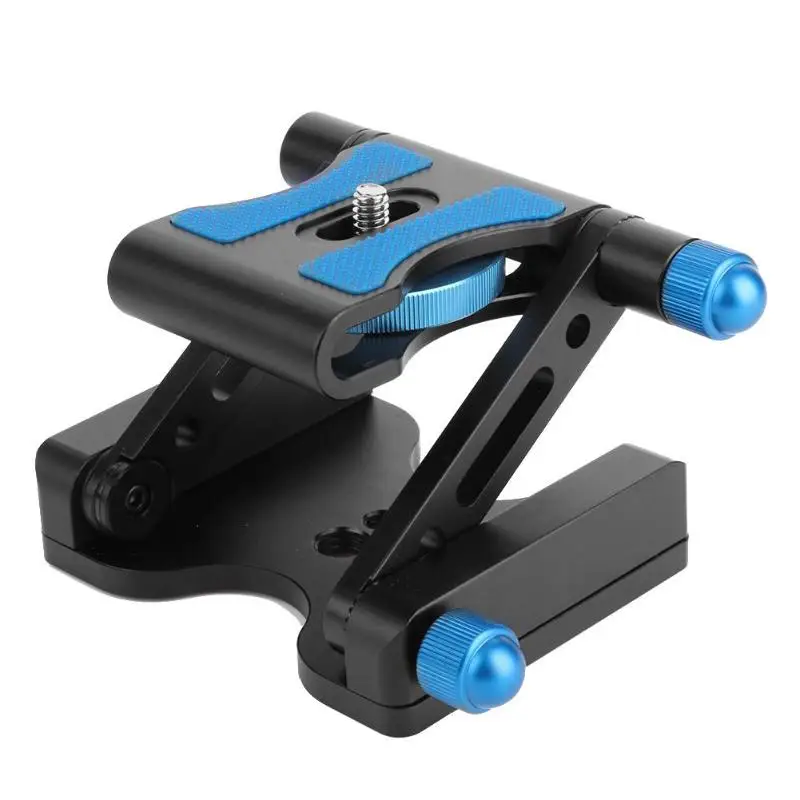 

Alloyseed Z-shaped Aluminum Alloy Tilt Head Foldable Quick Release Plate Tilt Tripod Head for Canon Nikon Sony DSLR Camera