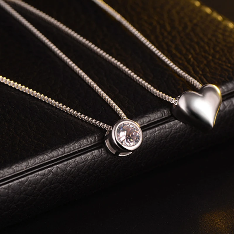 heart necklace silver 925 jewelry (5)
