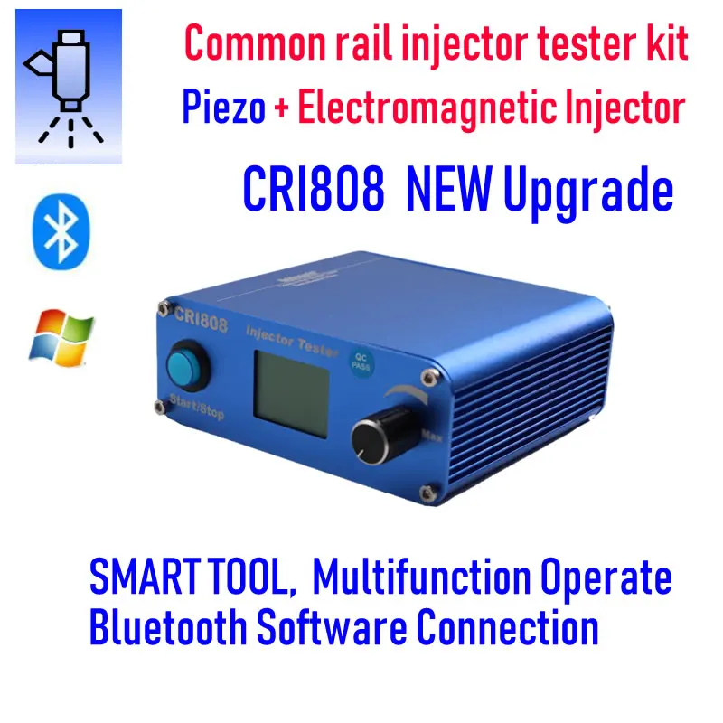 

Good quality CRI808 Diesel Bluetooth common rail injector tester support android and windows software,common rail injector tools