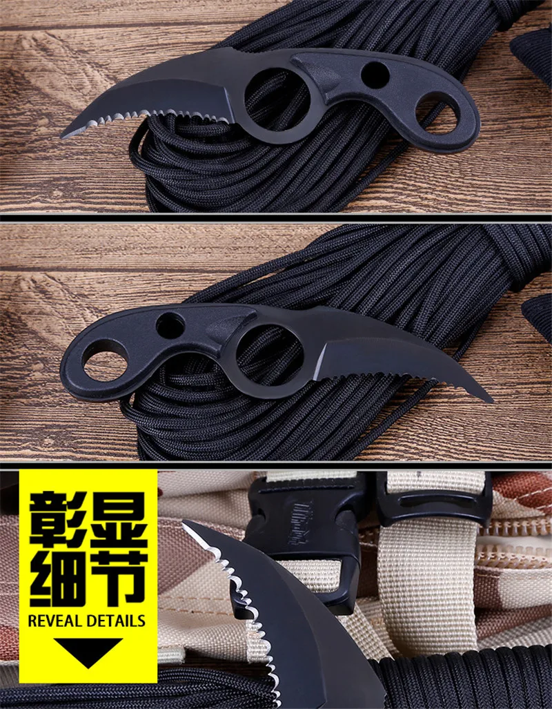 Титановый нож Karambit Kelebek CS go, наружные ножи, Куто де Survie Militaire Cuchillo Tactico Mes Navajas Supervivencia Faca