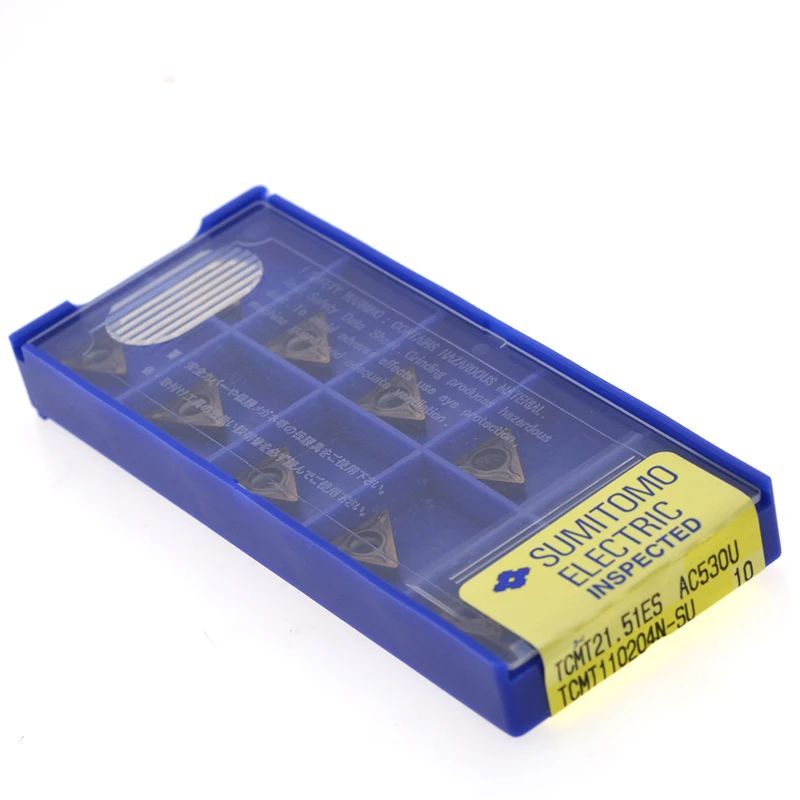 

10PCS TCMT110204N SU AC530U CNC inserts