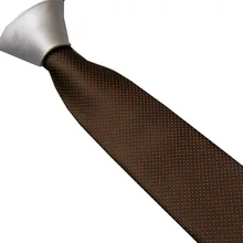 LAMMULIN мужские галстуки для костюма модный дизайн Серебряный Узел контрастный коричневый в оранжевый горошек шейный платок, тонкий галстук 6 см Gravats Corbata