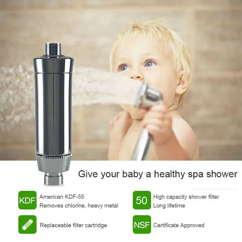 2 шт./лот SPA душ Фильтры для воды без потери волос хлора здоровый Уход за кожей