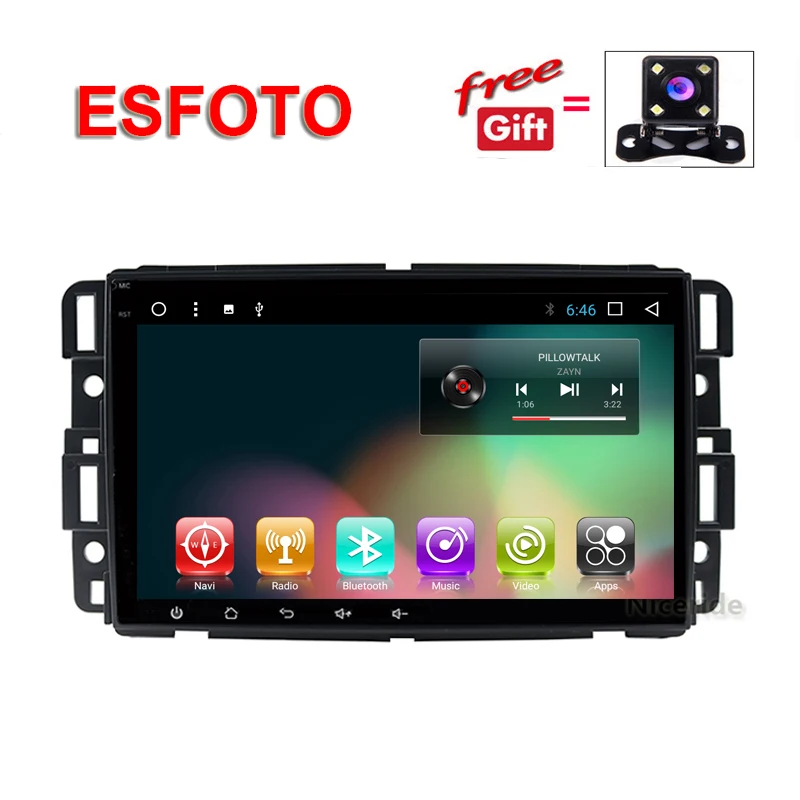 Автомобильный мультимедийный плеер Android 7 1 автомобильный DVD gps для GMC Chevrolet Tahoe Yukon