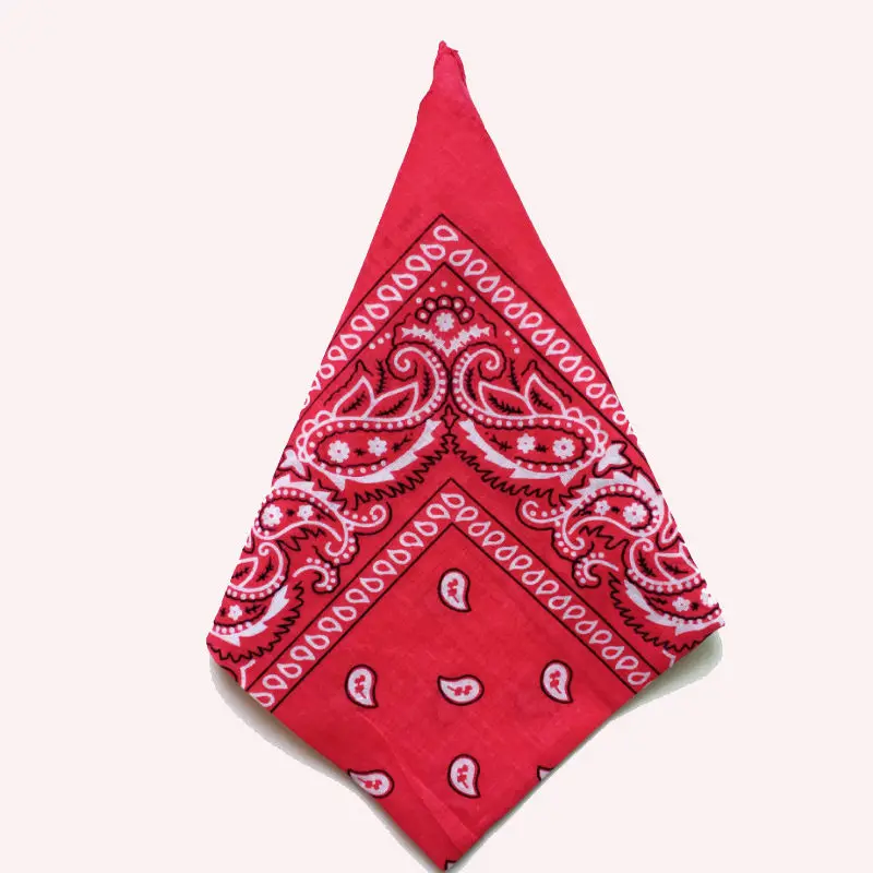 Женская многофункциональная квадратная бандана, хлопковый шарф с принтом, повседневный модный всесезонный шарф, платок на голову, платок на шею, 55*55 см