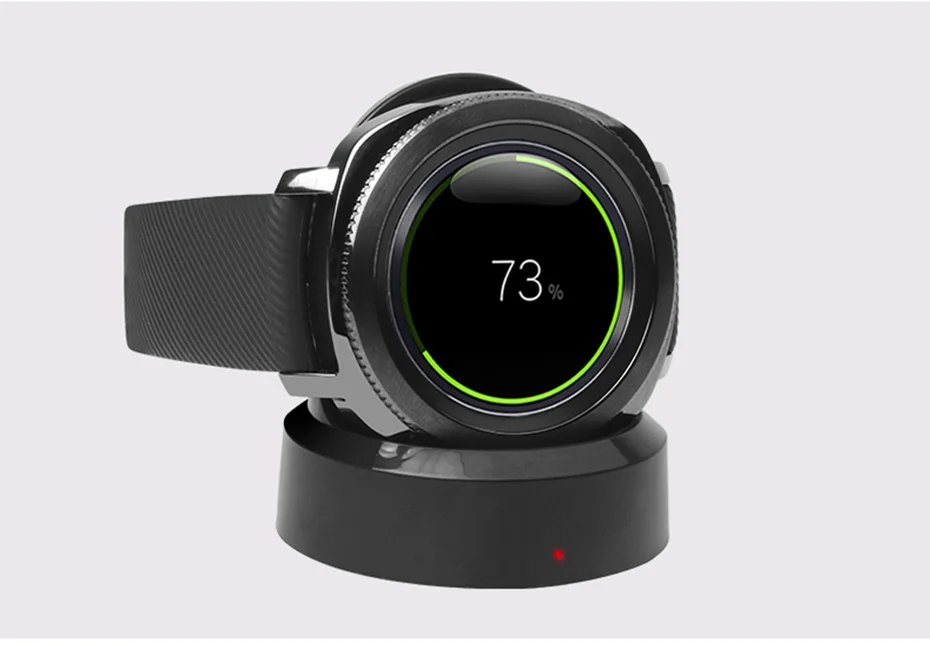 High Quality Wireless Charging Dock Charger Smart Watch Magnetic Adsorption Charging Satnd for Samsung Gear Sport Smart Watch (7)