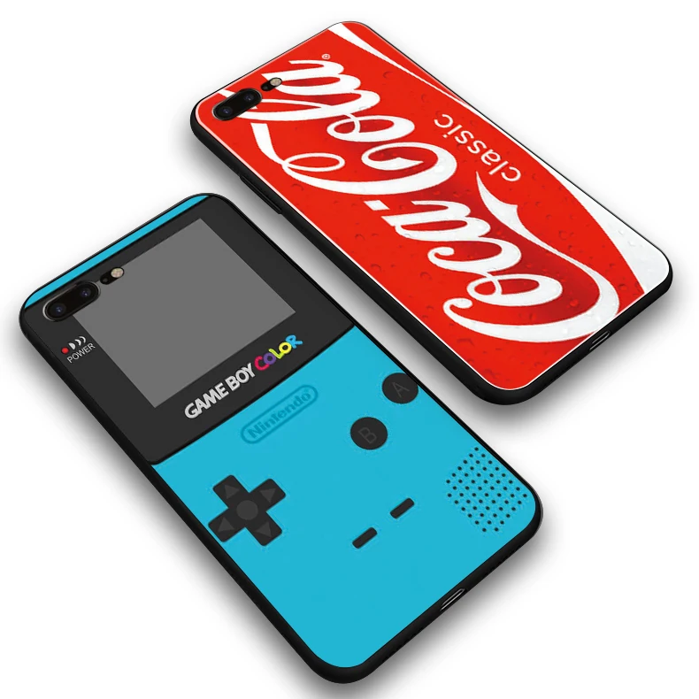 

Phone Case For iphone6 6S 7 8 Plus 5 5S SE Retro Silicone Soft TPU Phone Case For iphone XR XS X XSMAX 7plus 8plus
