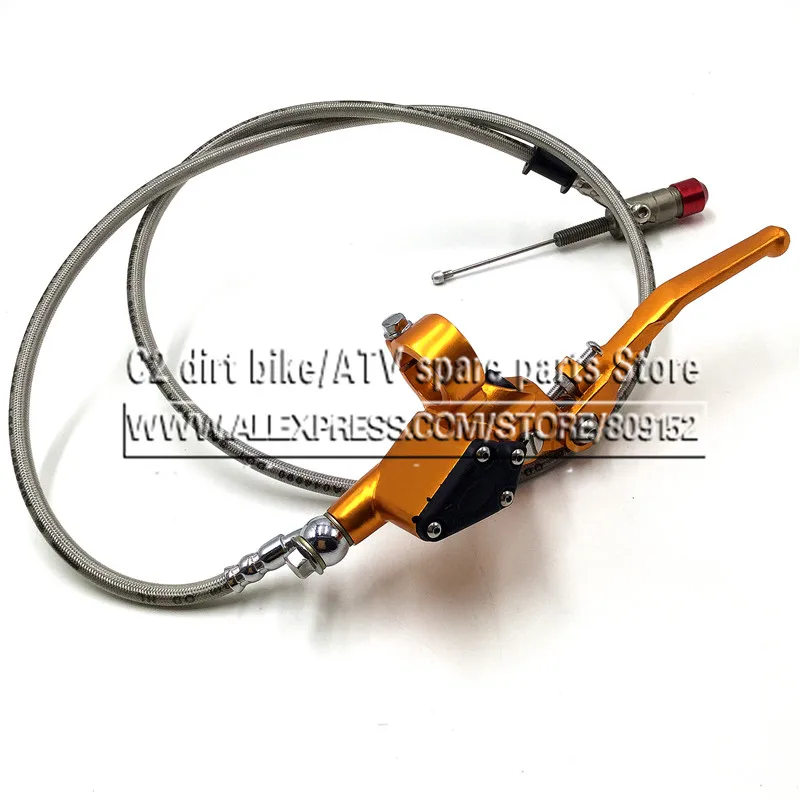 Hydraulic clutch 1200mm lever master cylinder for125-250cc Vertical Engine Off road Motorcycle Pit Dirt Bike Motocross Hydraulic clutch 1200mm lever master cylinder for125-250cc Vertical Engine Off road Motorcycle Pit Dirt Bike Motocross