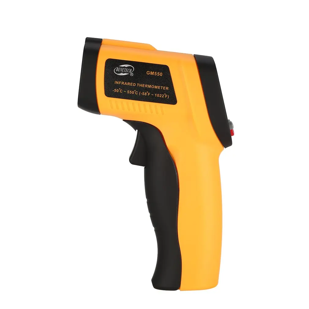 

BENETECH Digital GM550 Infrared Non Contact Infrared Thermometer Temperature Pyrometer IR Laser Point Gun -50~550 Degree