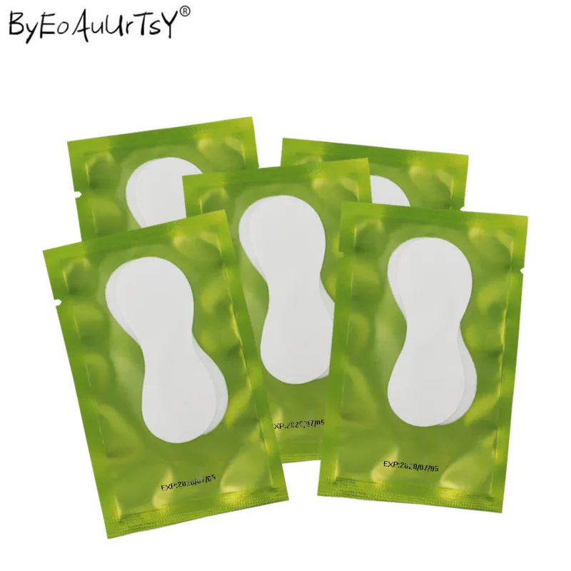 100pairs Disposable Eye Pads Lash Paper Patches Moisture Eyelash Extension Eye Tips Sticker Wraps Make Up Tools Eyelash Pad (9)