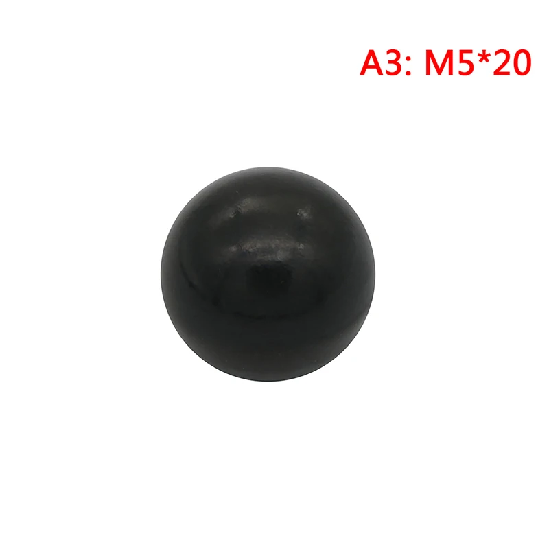 A3 1 шт. M4/M5/M6/M8/M10 резьбовой пластиковый зажим медный сердечник ручка шариковая головка зажимные гайки ручка - Цвет: A3