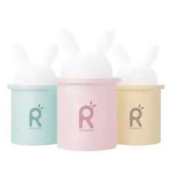 

250ML USB Essential Oil Diffuser Ultrasonic Air Humidifier For Baby Pregnant Cartoon Rabbit LED Light Lamp Car Air Purifier