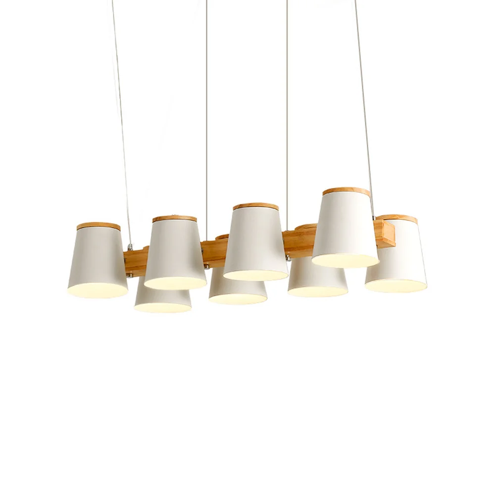 

Simple solid wood style restaurant chandelier nordic modern atmosphere personality dining room creative dining room LU8211621