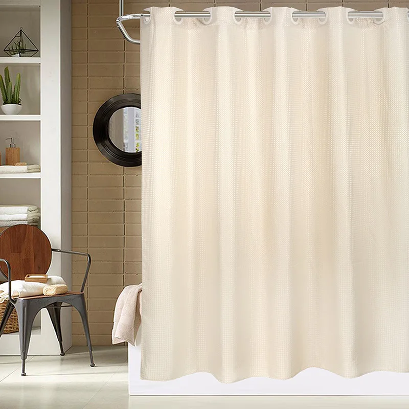 الحديثة للماء البوليستر ستارة الحمام مع السنانير الصلبة سميكة العفن مقاومة ستارة حمام عالية الجودة دش الستائر
