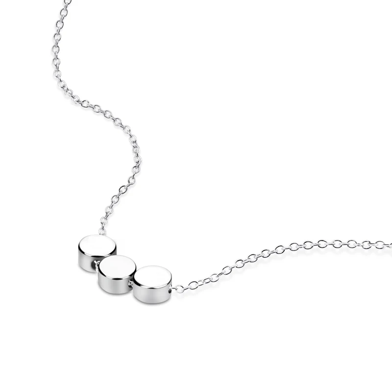 

New girl silver necklace 925 sterling silver pendant necklace solid silver clavicle chain girl popular jewelry birthday present