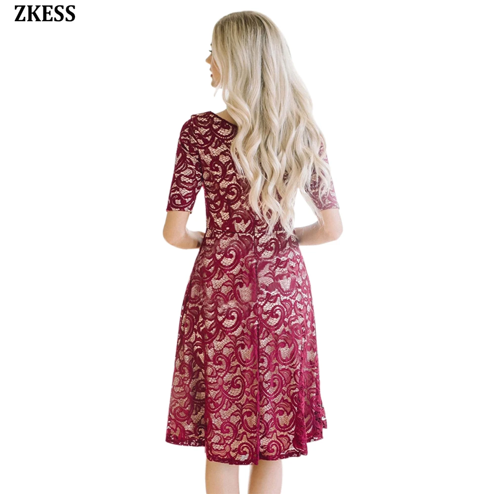Burgundy-Lace-Party-Midi-Dress-LC61920-3-2