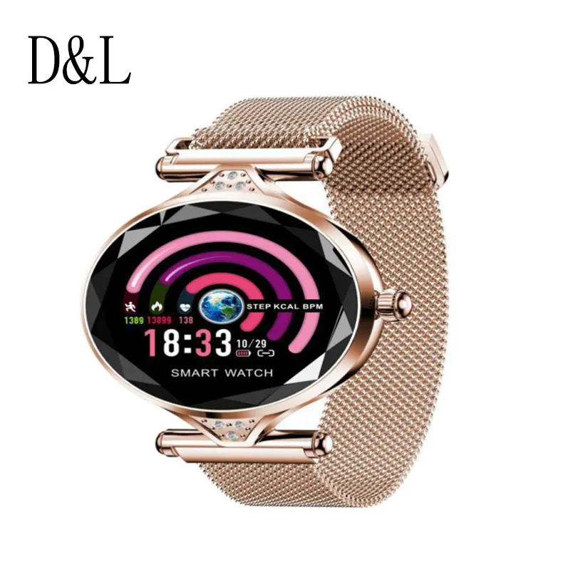 

Smart Watch Women Fashion Smartwatch Heart Rate Monitor Health Activity Sport Tracker Watches Gifts Fitness Bracelet Band