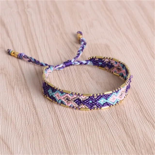 C Quan Chi Bracelets Jewelry Bohemia Multi Color Woven Braided C Quan Chi Bracelets Jewelry Bohemia Multi Color Woven Braided Friendship Charms Beaded