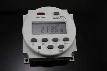 

110VAC DIGITAL PROGRAMMABLE WEEKLY TIMER SWITCH 16A