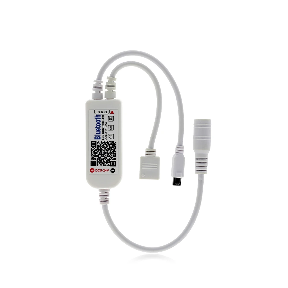 DC 5V 12V 24V Мини Bluetooth WiFi LED RGB RGBW контроллер iOS Android APP 24Key ИК пульт дистанционного
