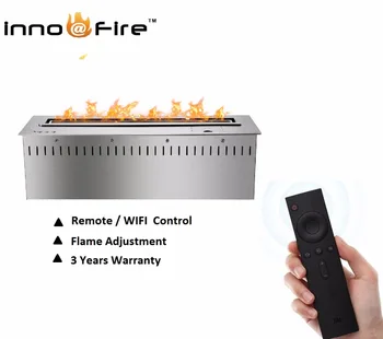 

on sale 24 inch lareira stainless steel smart bio ethanol fireplace