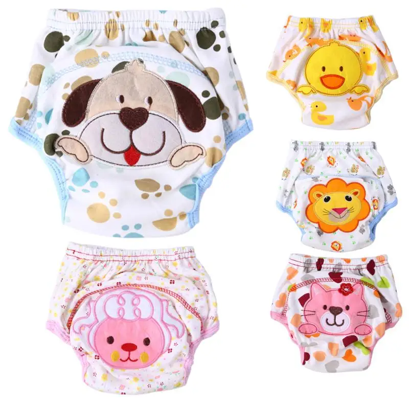 

S-L Unisex Baby Training Pants Baby Underwear Reusable Cloth Diapers