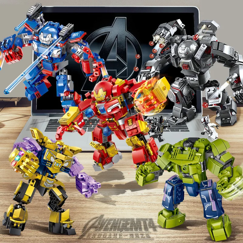 

Avengers 4 Endgame Building Blocks Thanos Iron Man Captain Marvel Hulk Antman Thor Spiderman Classic Figures Bricks LegoINGlys