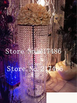 

Table Centerpiece Wedding.Acrylic Bead pillar Centerpiece, mandap ,Roman column crystal