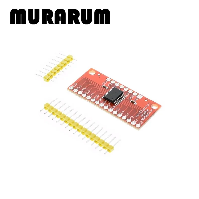 MURARUM 1PCS CD74HC4067 16-Channel Analog Digital Multiplexer Breakout Board Module For Arduino | Электроника