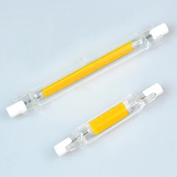 

R7S 118mm COB Mini Glass Tube LED 15W 9W Replace Halogen Lamp 220V-240V R7S 78mm Powerful Led Spot Light Bulb