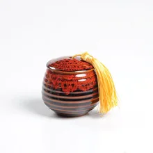 Фарфоровые контейнеры для чая керамиковая чайница чайный сервиз канистра банка для специй бутылка для хранения для пуэр/Пуэр/белый/черный/зеленый/Улун чай