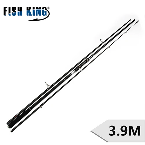 FISH KING 99%, Высокоуглеродистый стандарт, 3,6 м, 3,9 м, С. В., 2,7 фунтов, 3 секций, диаметр задней части/25 мм, удочка для ловли карпа, рыболовная снасть, для улицы - Цвет: Цвет: желтый