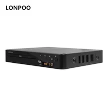 LONPOO 2.0 Canal En Plastique DVD Lecteur USB HDMI LED Affichage Multi-Langue OSD Menu Accueil DVD Lecteur CD/DVD/CD-RW Lecteur DVD de salon