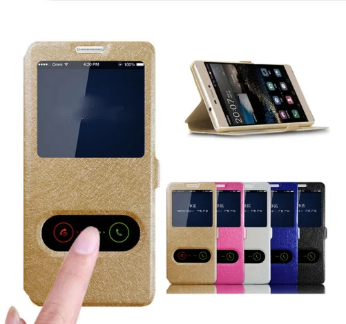 Flip PU Leather Case View Window Cover For Samsung Galaxy A8 A6 A7 A5 A3 2015 2016 2017 2018 A510 A720 A310 A710 Plus |